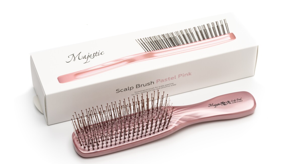 Расческа Majestic Pastel Pink для ослабленных волос + Бальзам в ПОДАРОК