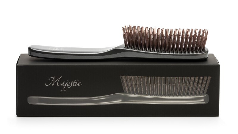 Расческа Majestic Graphite универсальная для всех типов волос